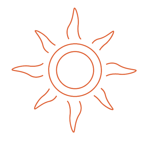 Graphic of a sun